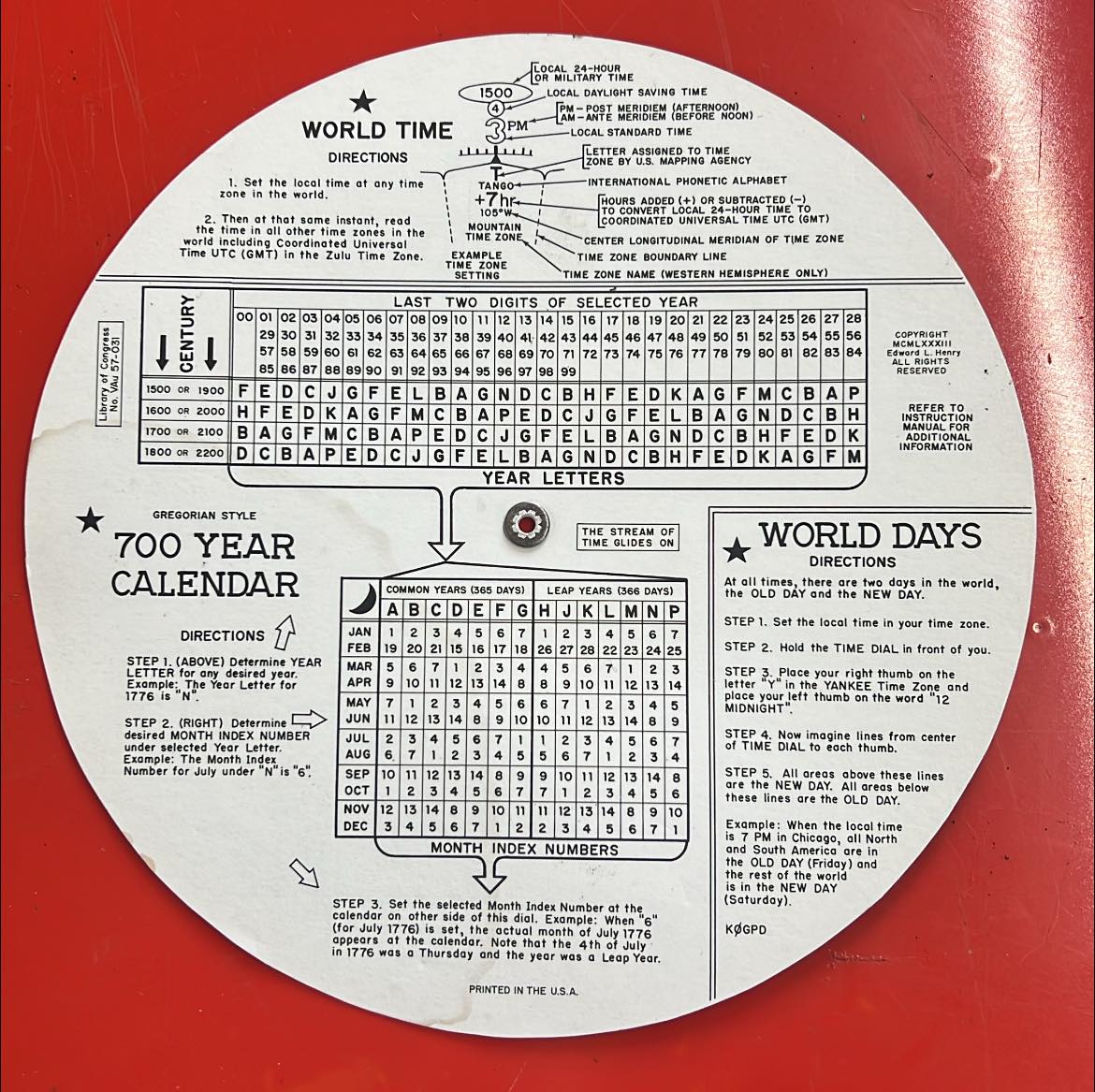 Just found this in a 2003 calendar