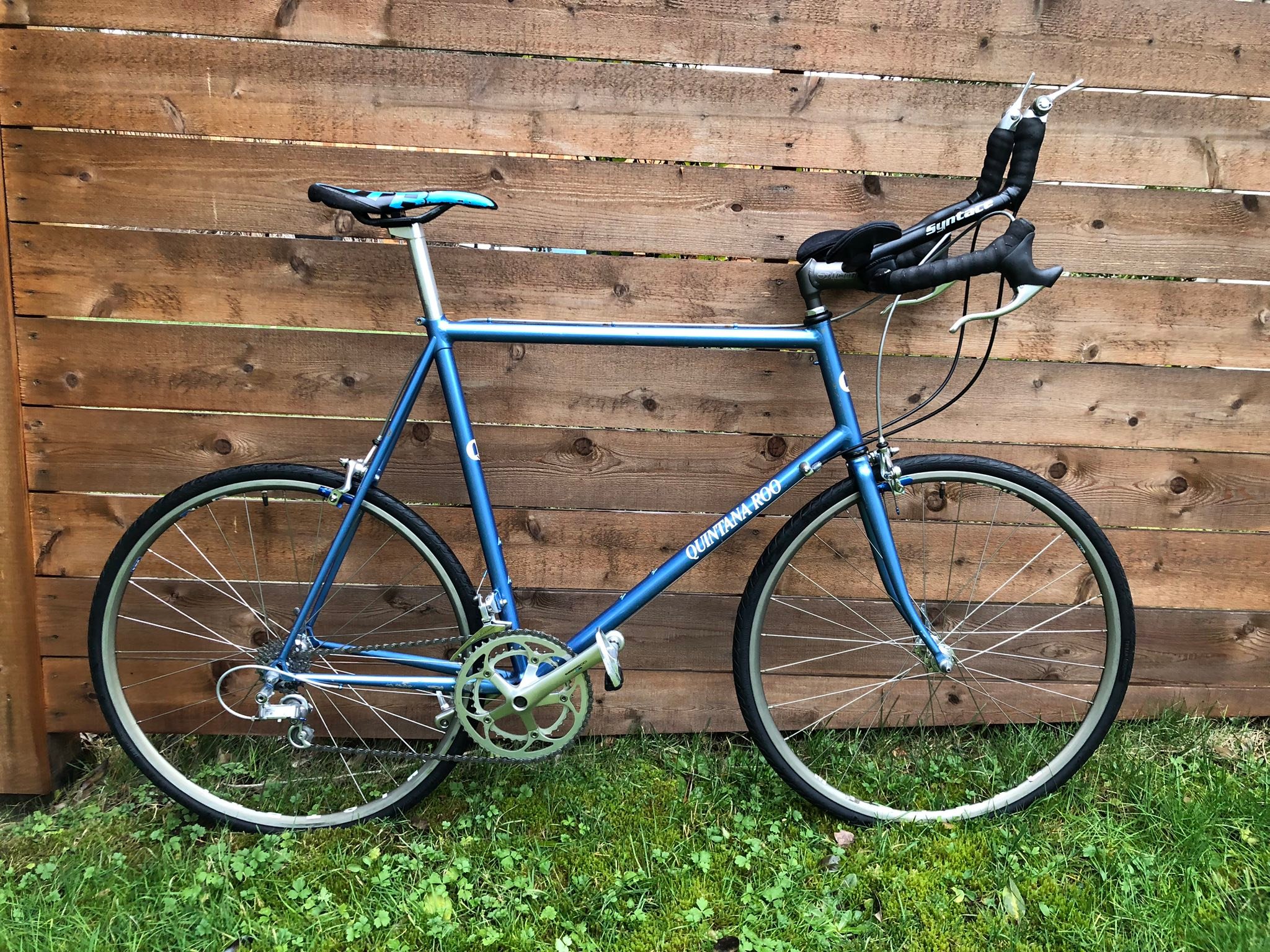 1993 Quintana Roo Superform Tri bike with Suntour Superbe Pro