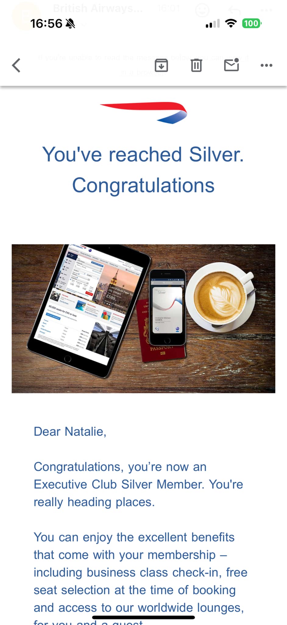 British Airways Executive Club | Announcement!! 📣 🤭 …today I got an ...