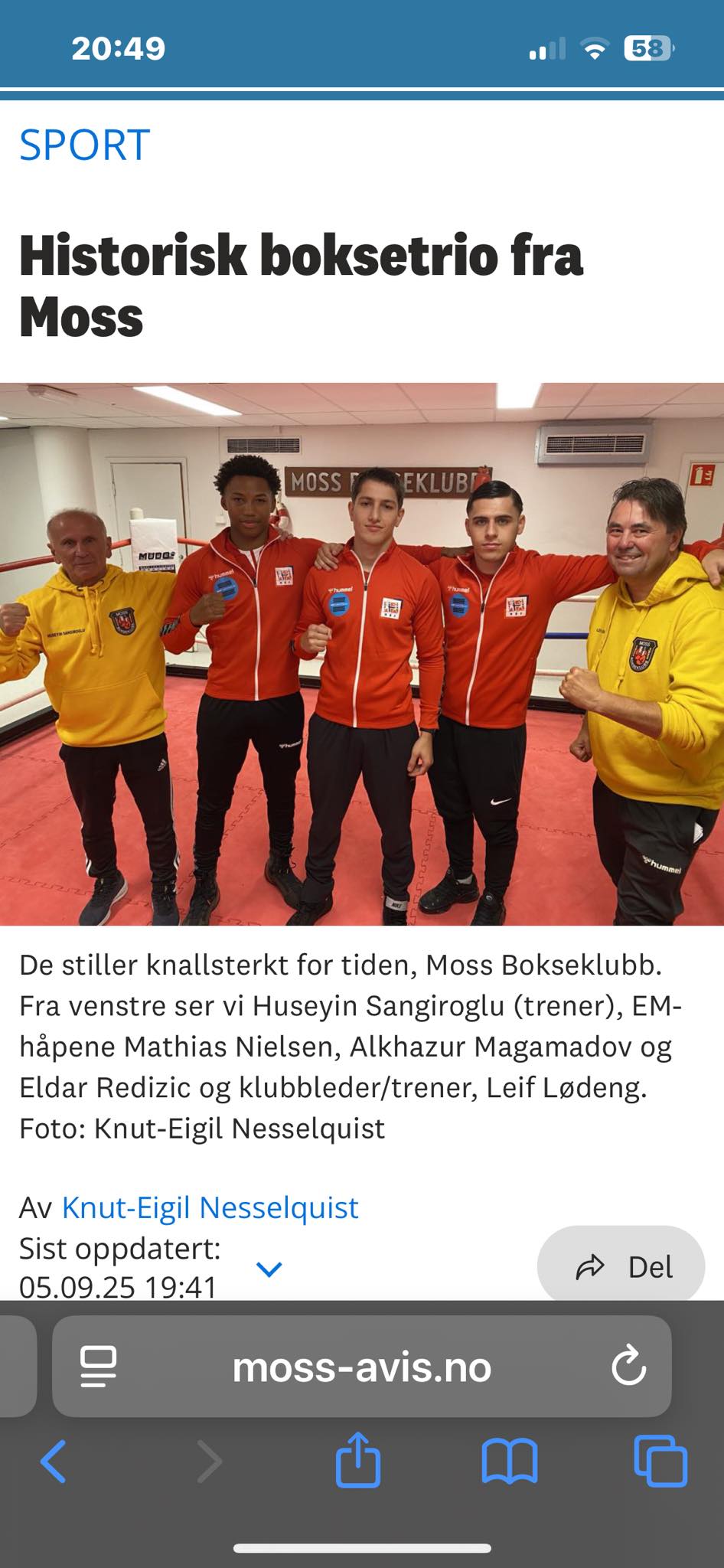 moss-bokseklubb
