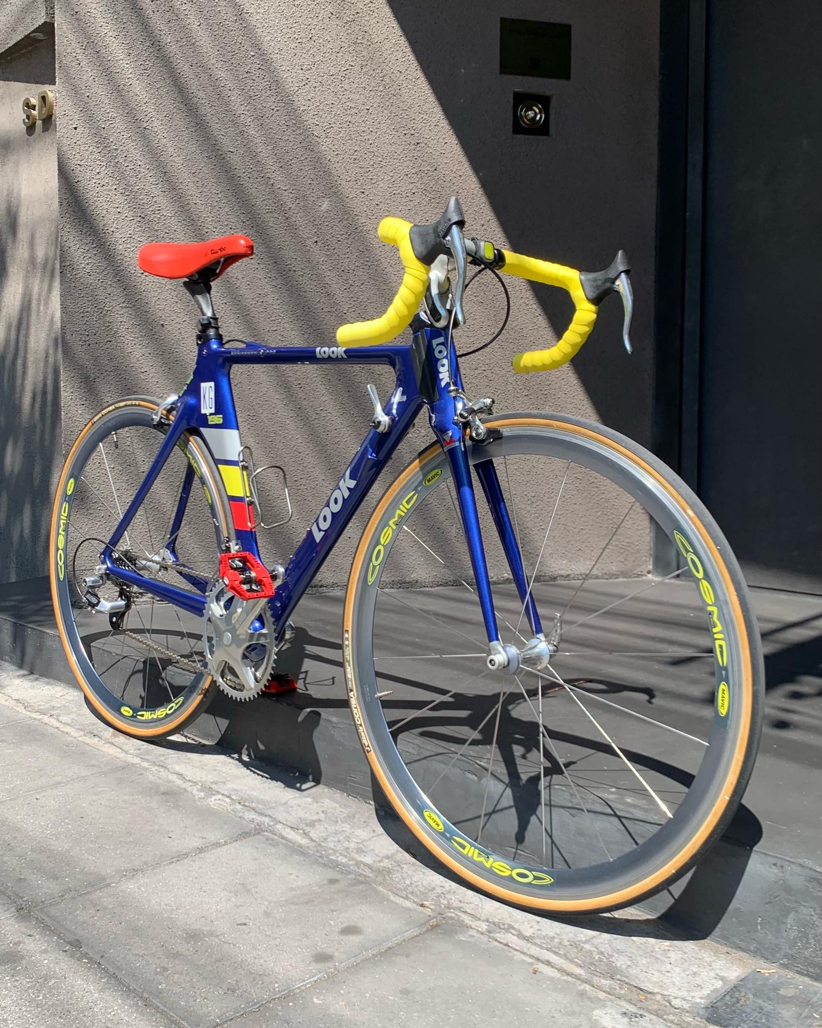 LOOK KG196 ONCE 94 with a mix of Shimano and Mavic