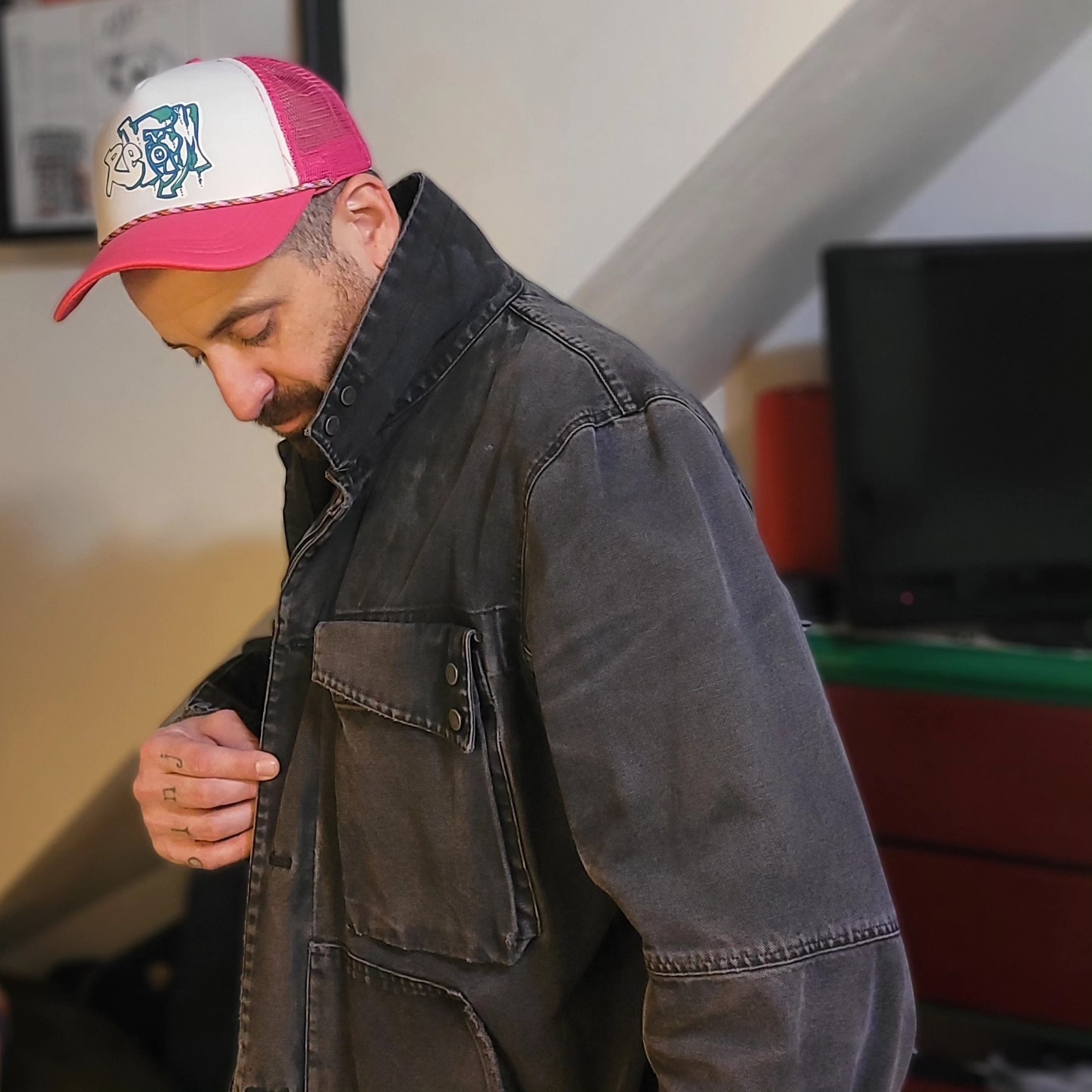 What is this Polo Sport label jacket with unique features?