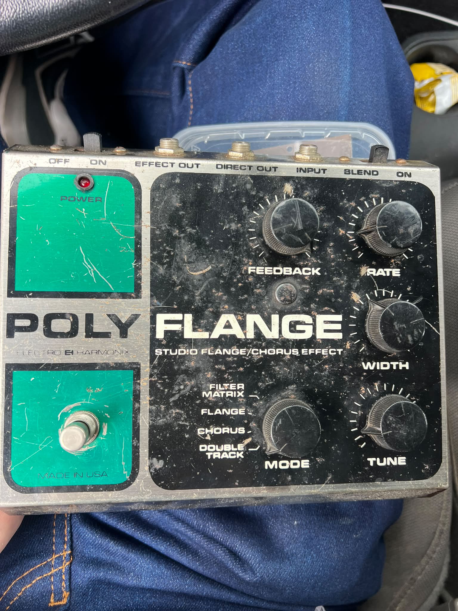 Restoring a 1979 poly flange guitar pedal