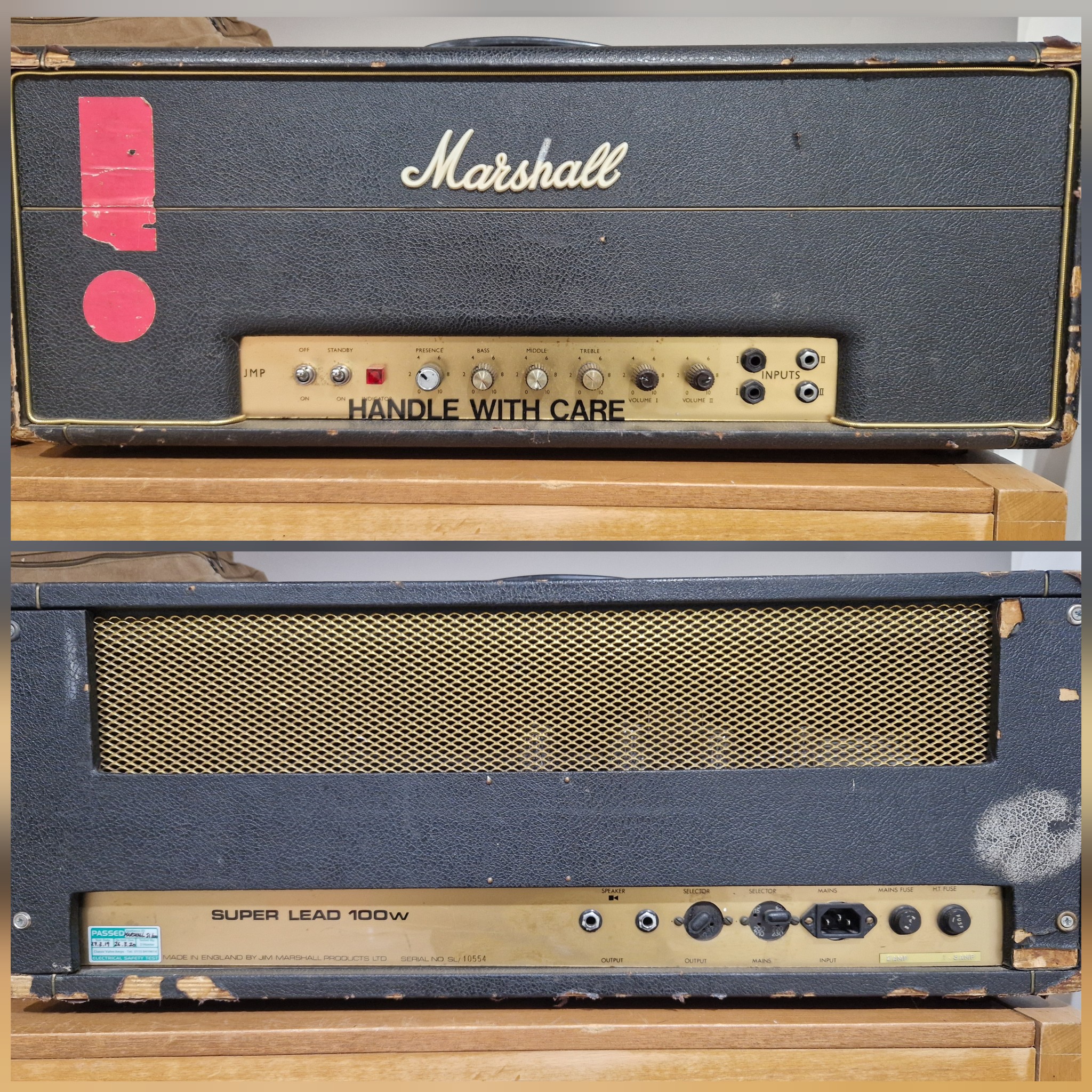 Is this a 1974 Marshall Super Lead MKII Plexi?