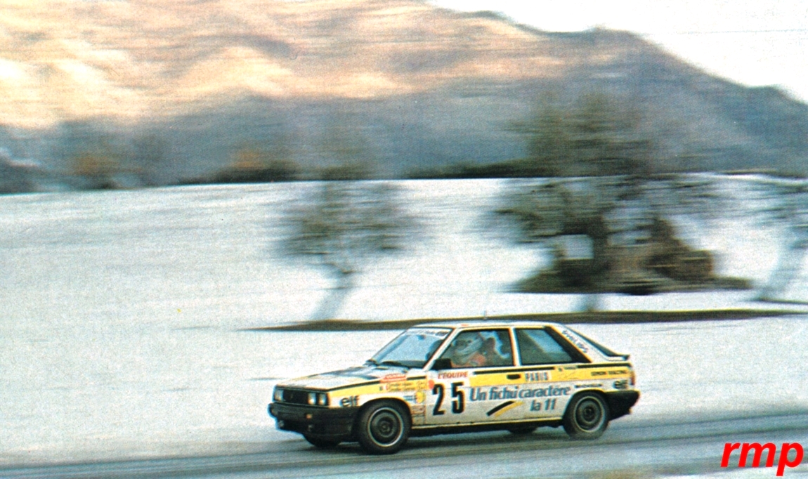 Modèle Réduit Spark 1/43 Renault 11 Turbo N°31 Monte Carlo 1985 - Alain Oreille - Neuf
