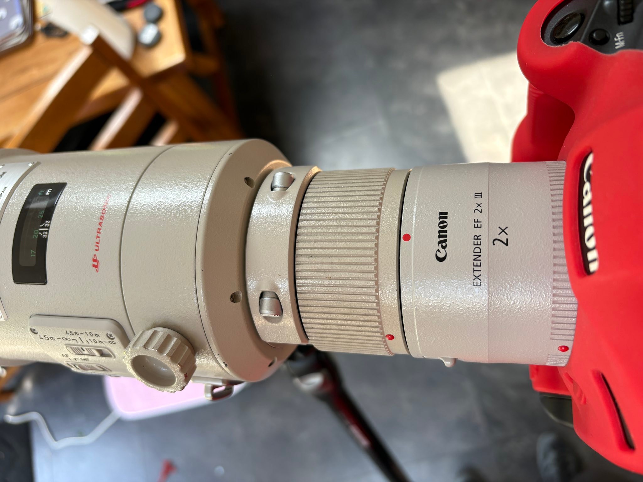Canon EF 500mm f4 L IS lens with 2x extender for sports and wildlife