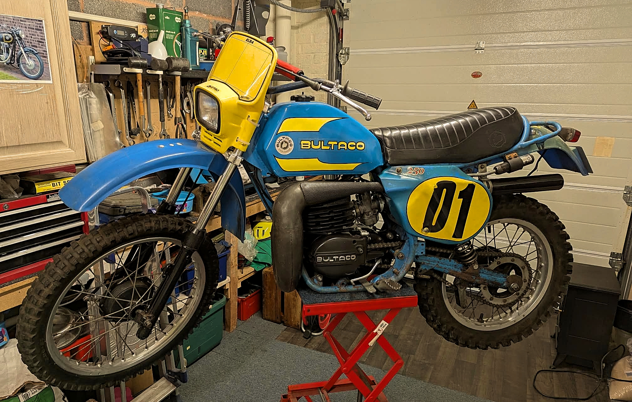 For sale 1979 Bultaco Frontera MK11 370cc. Great bike for enduros