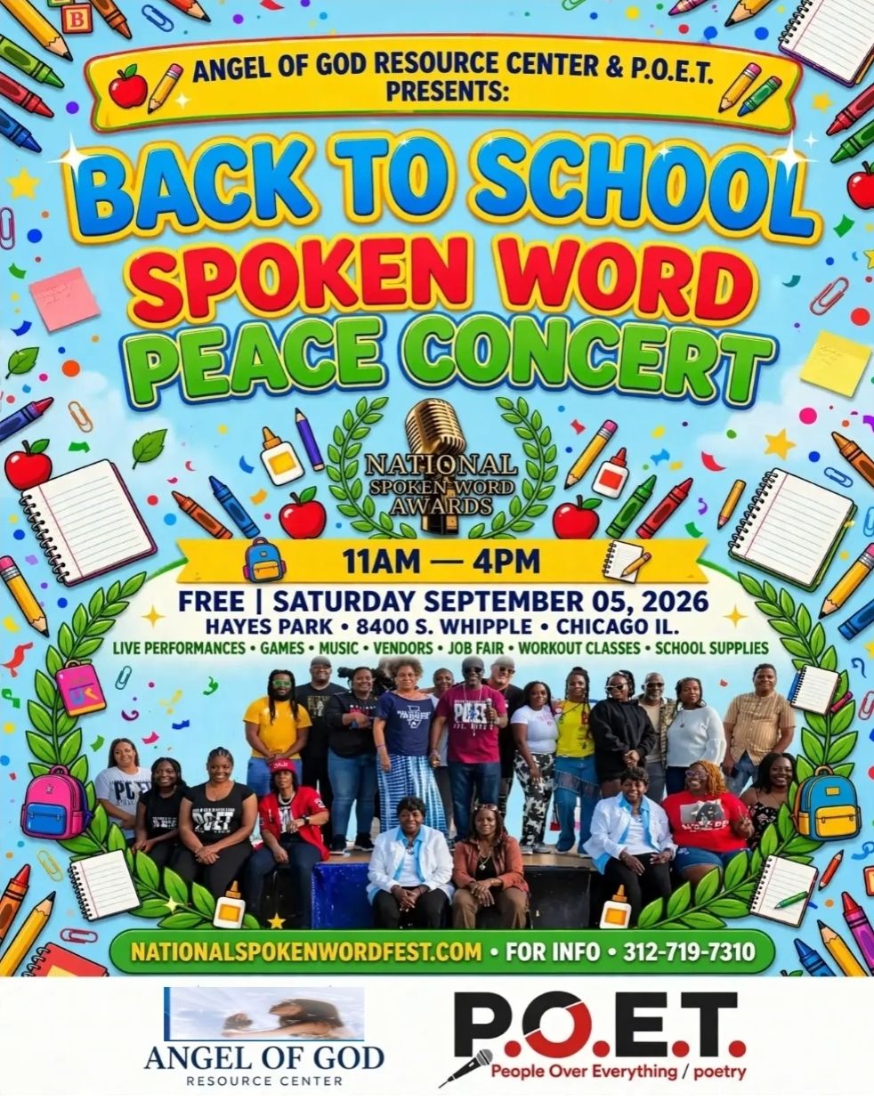 Free Back to School Spoken Word Poetry Event in Chicago, IL Today