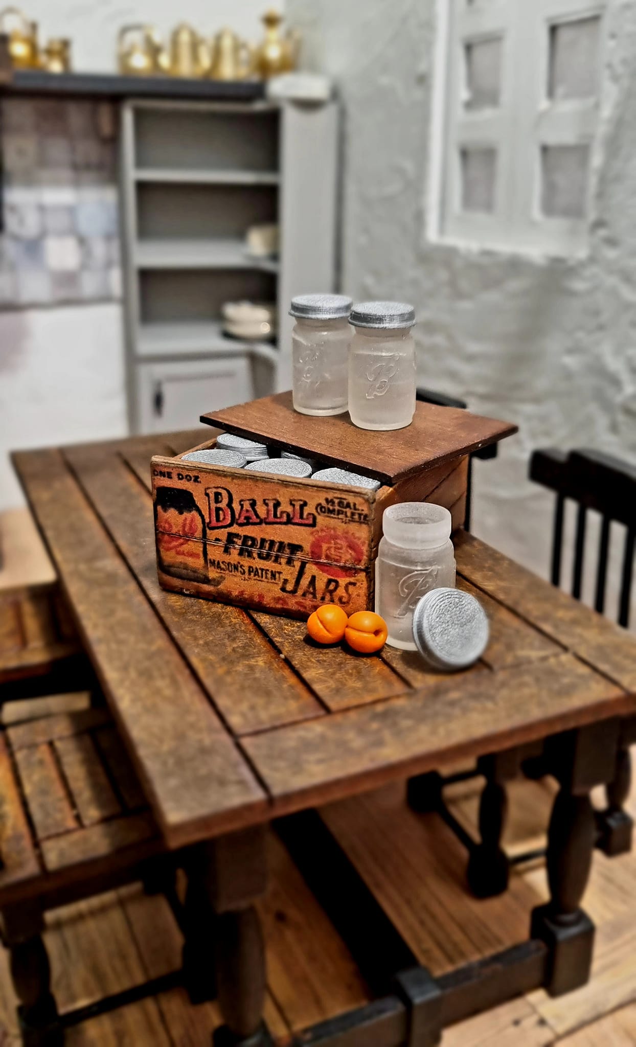 Melody Jane 1:12 Scale Glass Apothecary Candy Jar Miniature - Dollhouse Accessory For Collectors