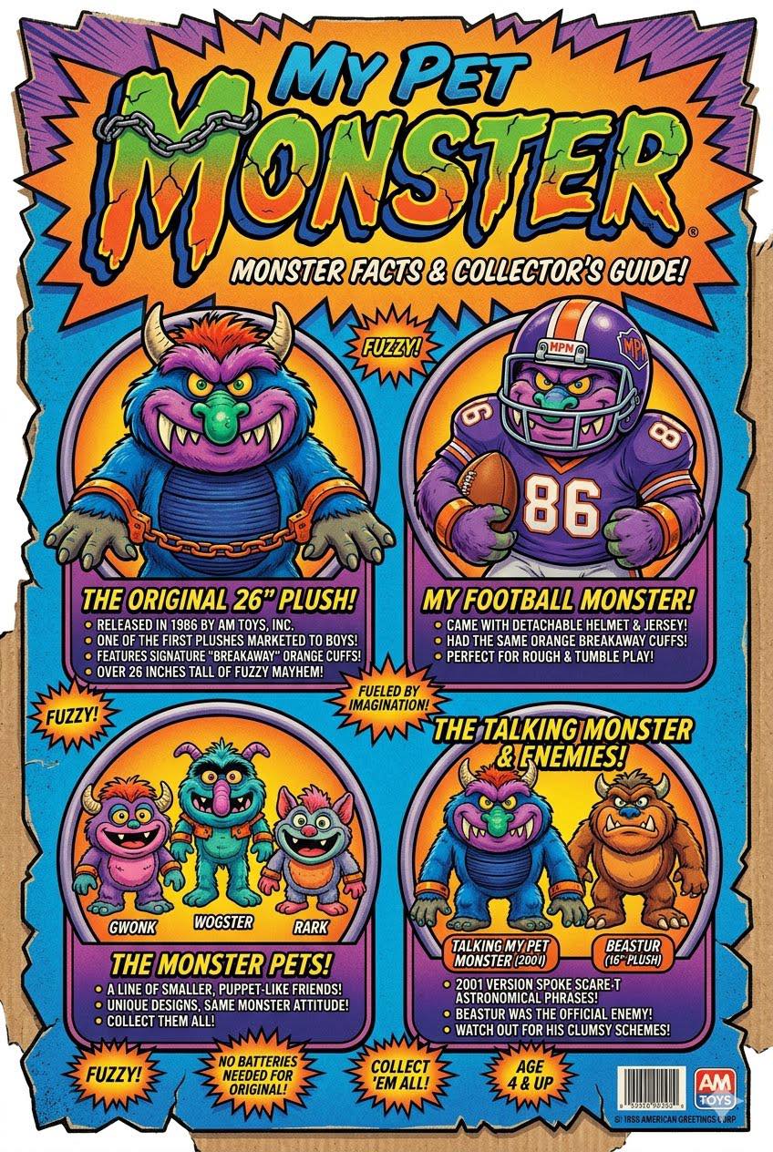 The 2001 Toymax MY PET MONSTER! I was kind of a hold out for a