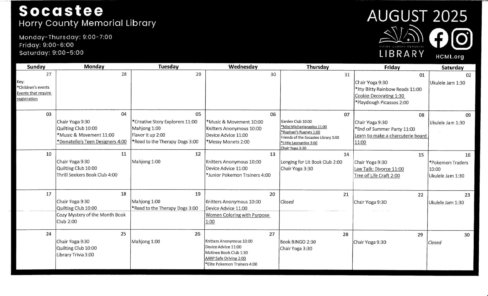 FOSL - Friends Of Socastee Library | Facebook