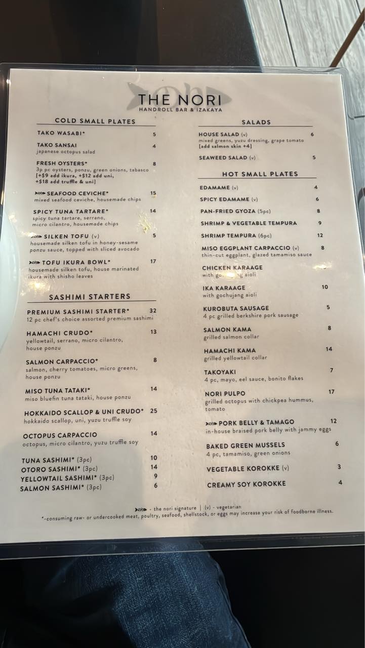 This place is absolutely amazing!!! The Nori
