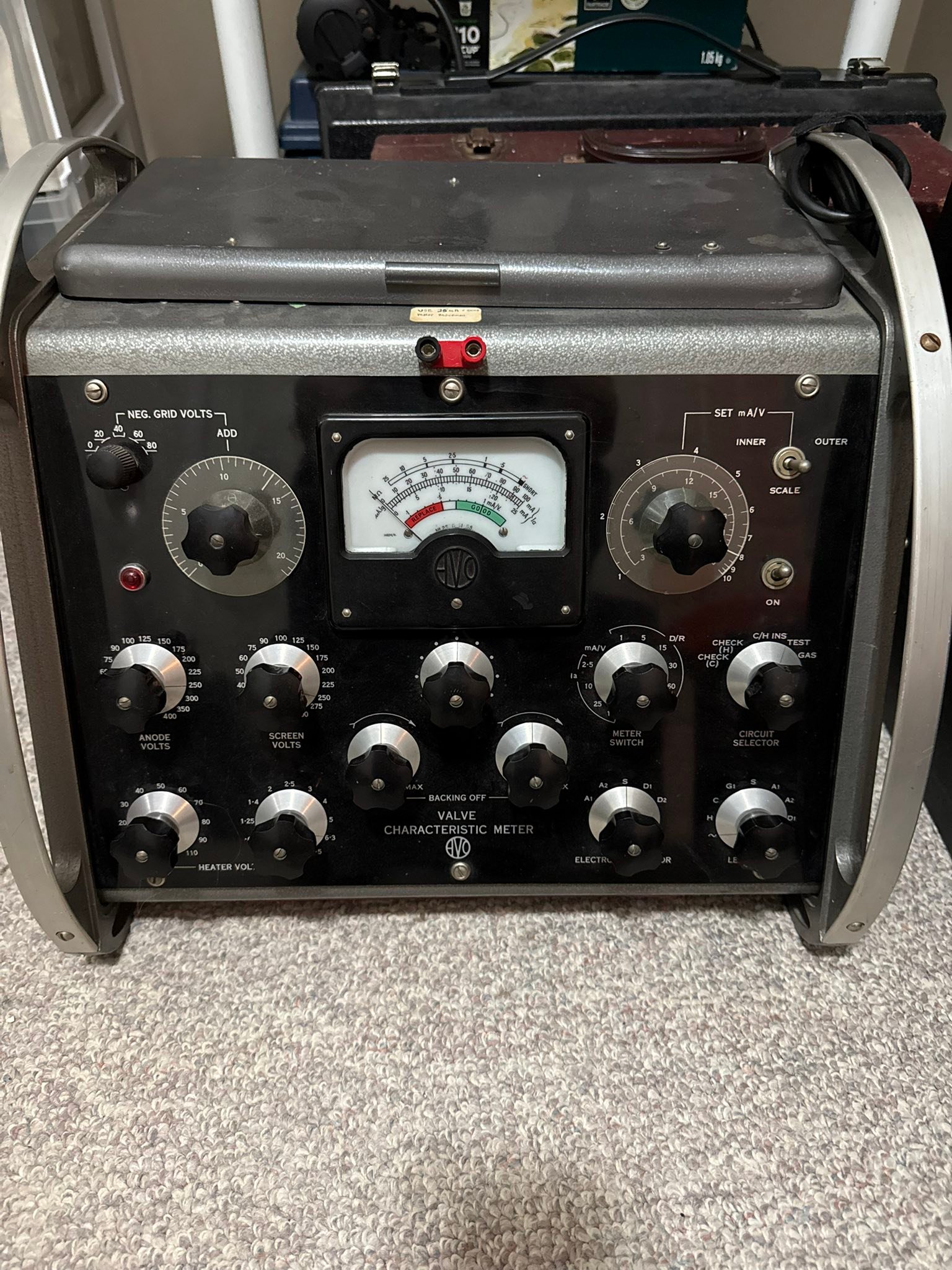 Vintage tube tester collection
