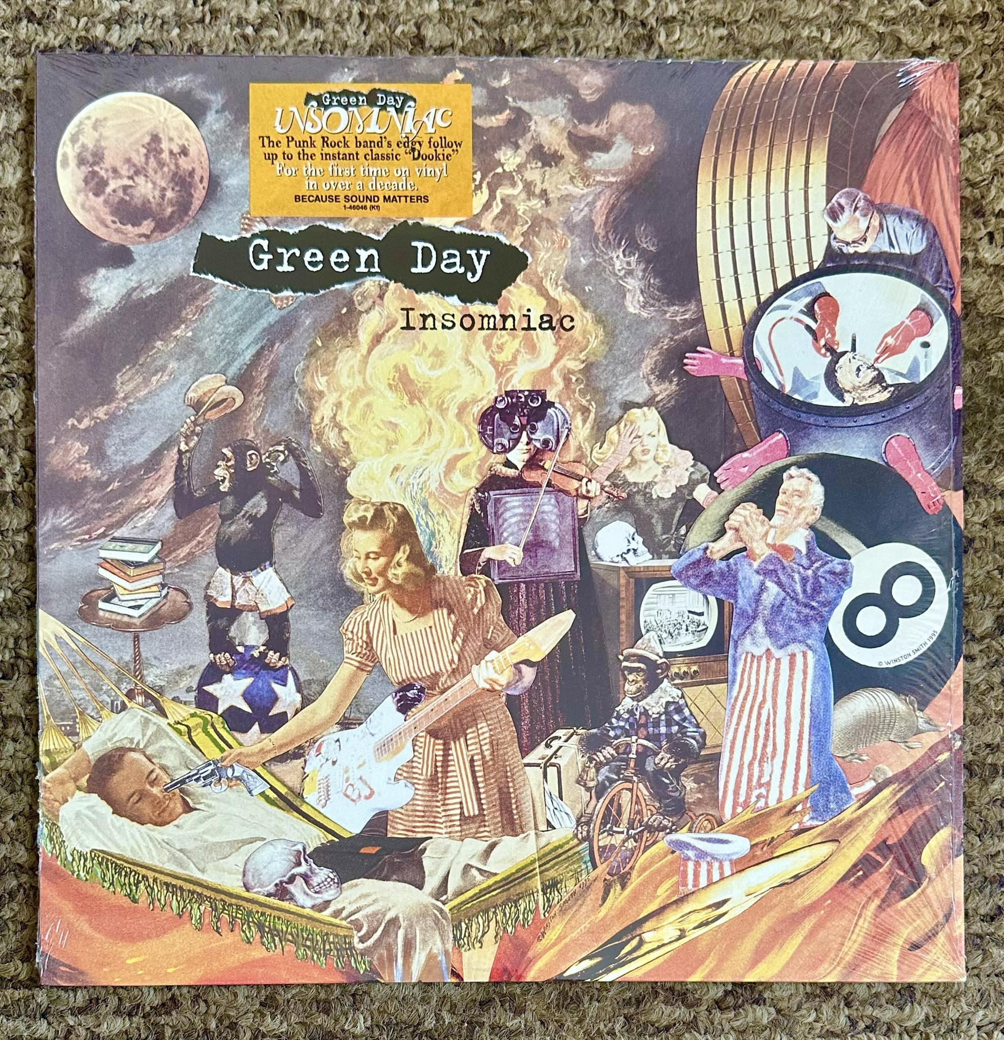 Released in 1995, Insomniac by Green Day. This is a 2009 re issue.