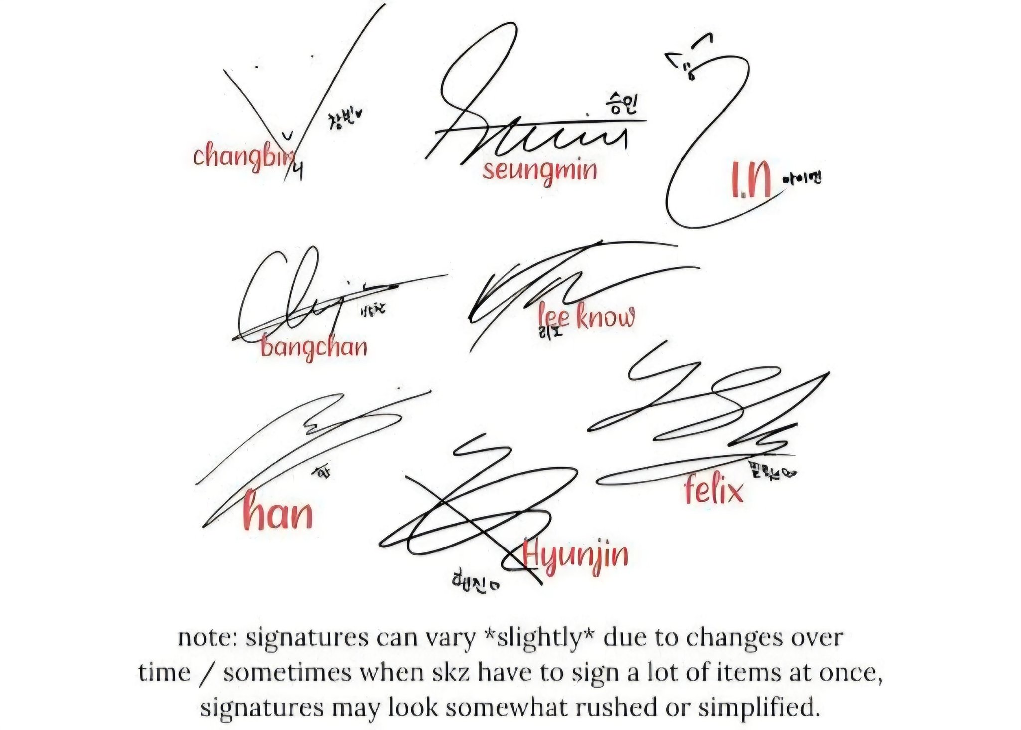 StrayKids スキズ DO IT skzshop 直筆サイン ヒョンジン② Signed 