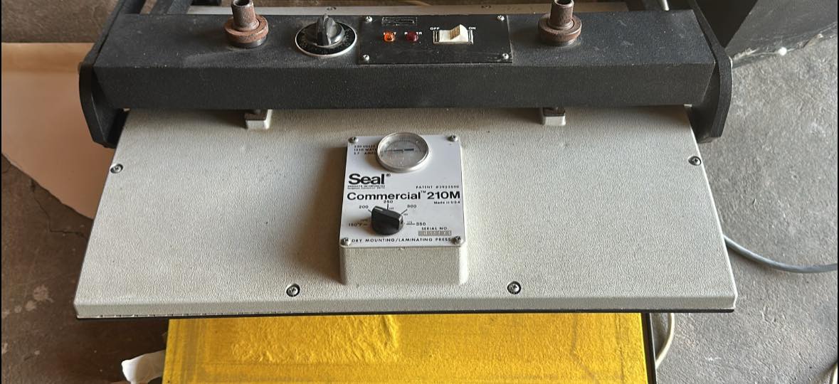 Seal Dry Mount Press Commercial 210 M * LIKE NEW $2198 original
