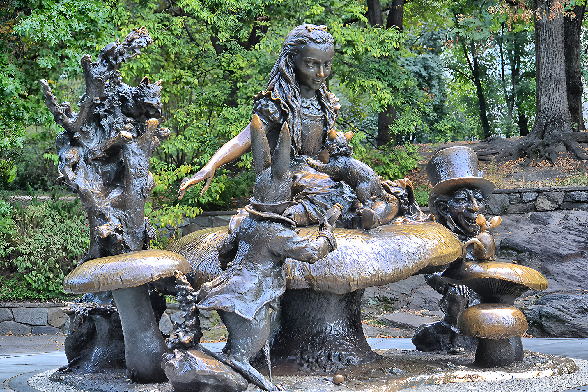 Monument to Alice the Elephant in Staten Island