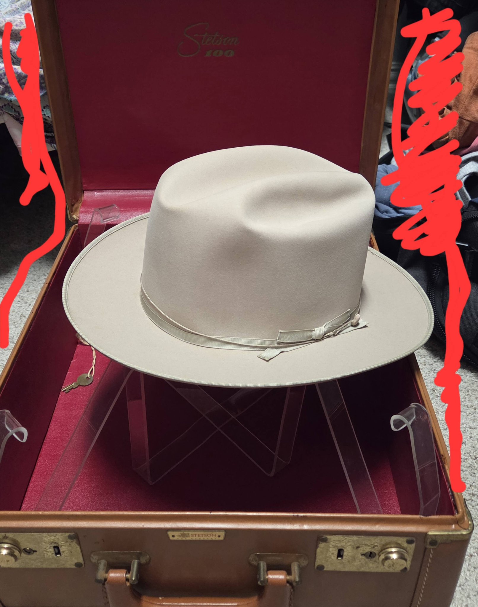 What is the origin and age of this Quality No.1 Stetson hat?