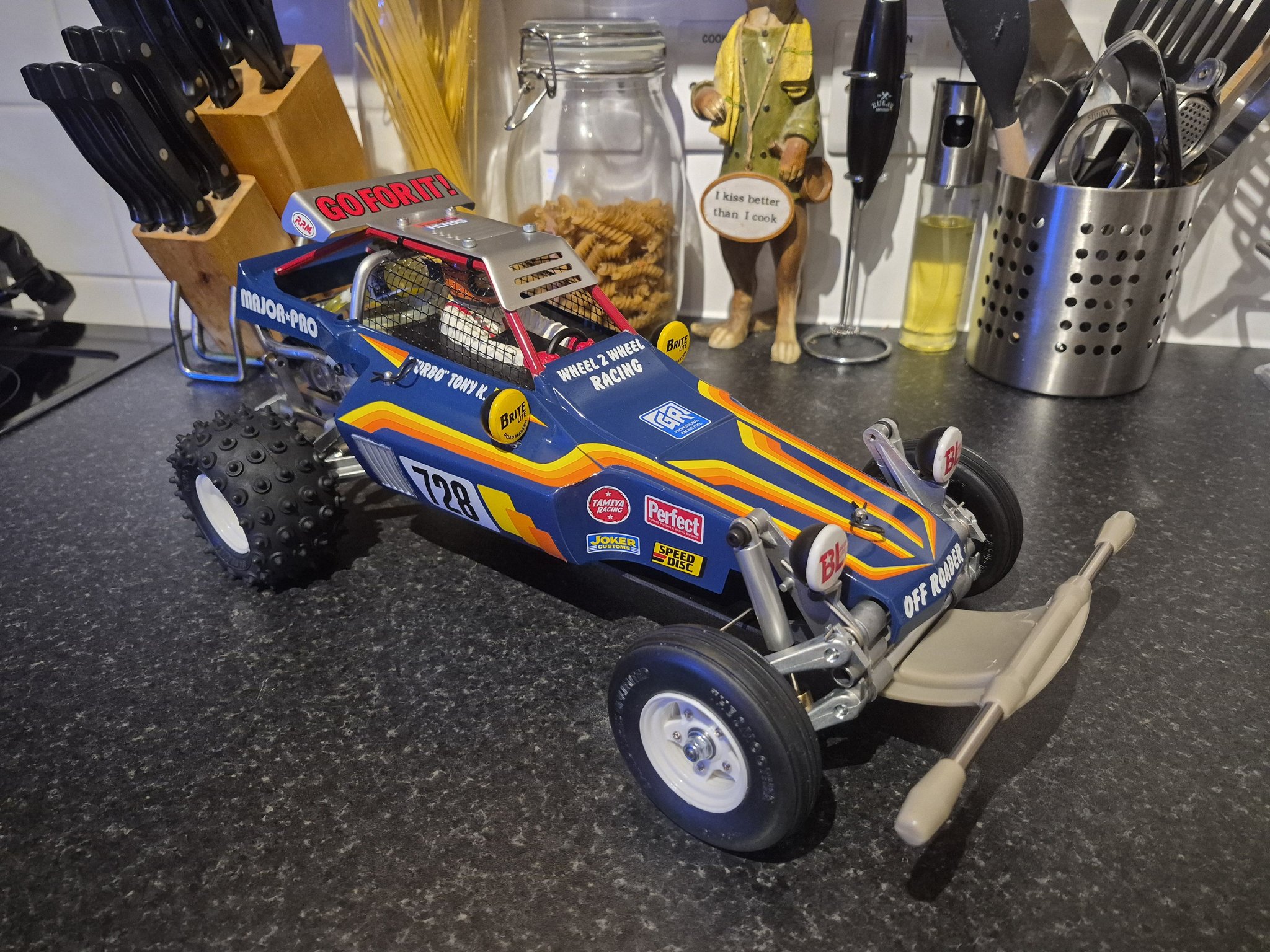 For sale a vintage and iconic Tamiya Dyna Blaster #58123 from 1993