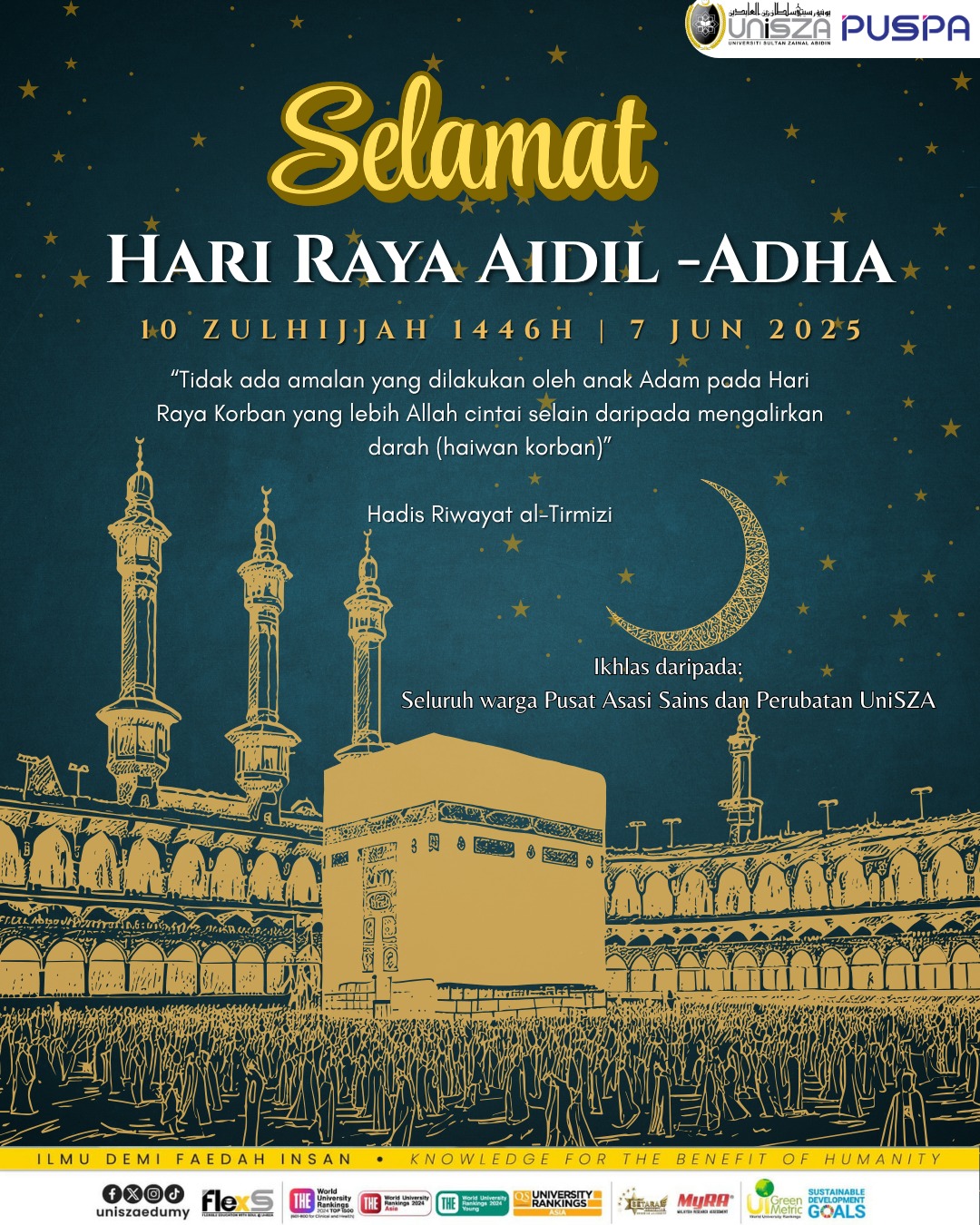 Pusat - 🌙 Selamat Hari Raya Aidiladha 🕋 10 Zulhijjah 1446H | 7 Jun 2025 ...