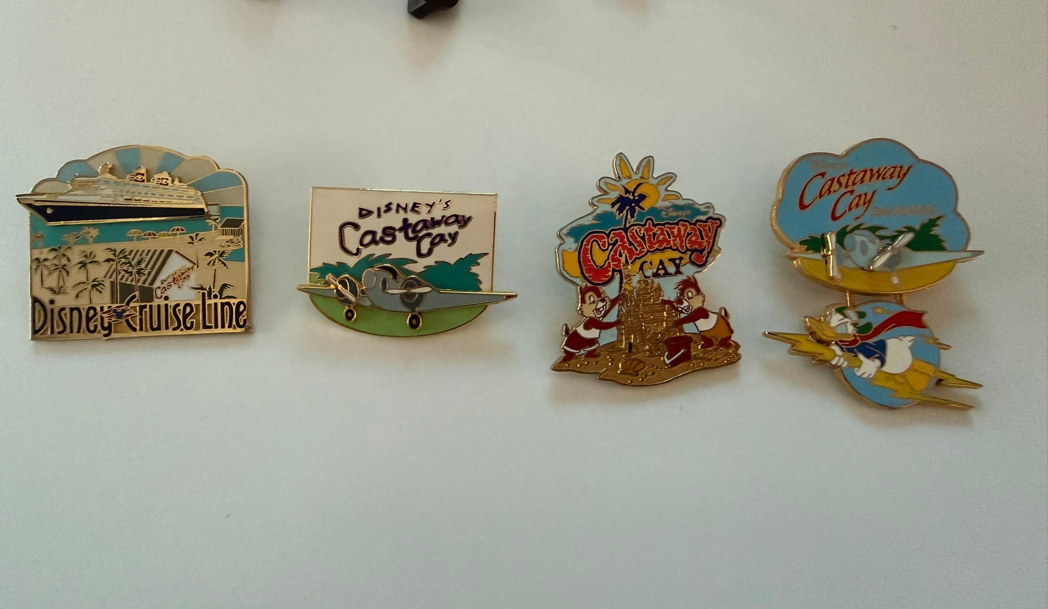 Vintage Disney cruise pins from 2004