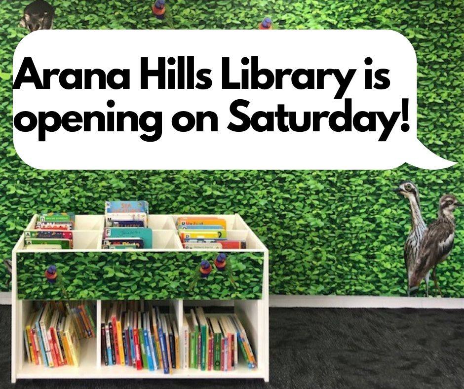Arana Hills Library is back in... - City of Moreton Bay | Facebook
