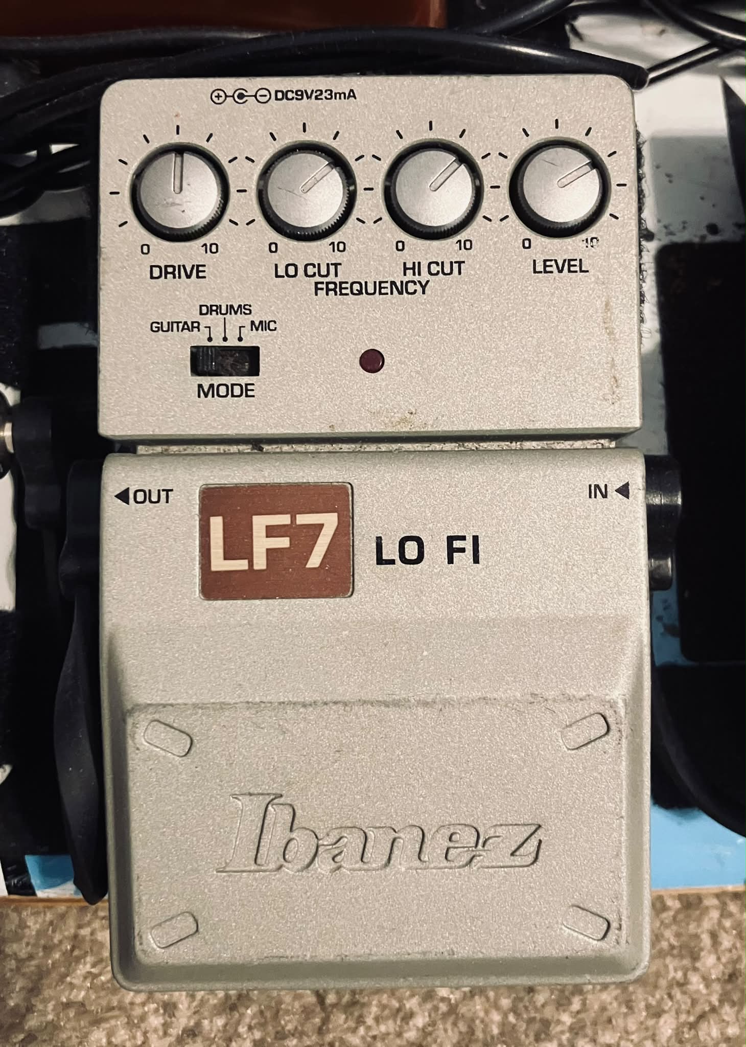 Ibanez LF7 overdrive review with vocal mode level boost issue