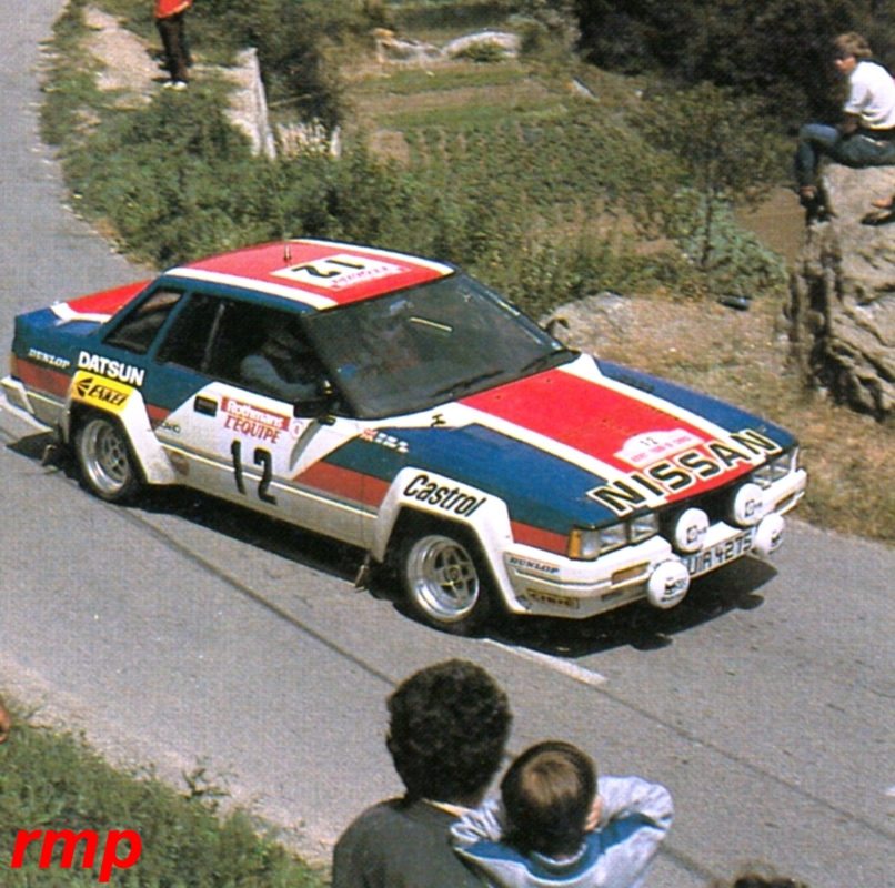 Nissan 240 RS at 1983 Tour de Corse rally