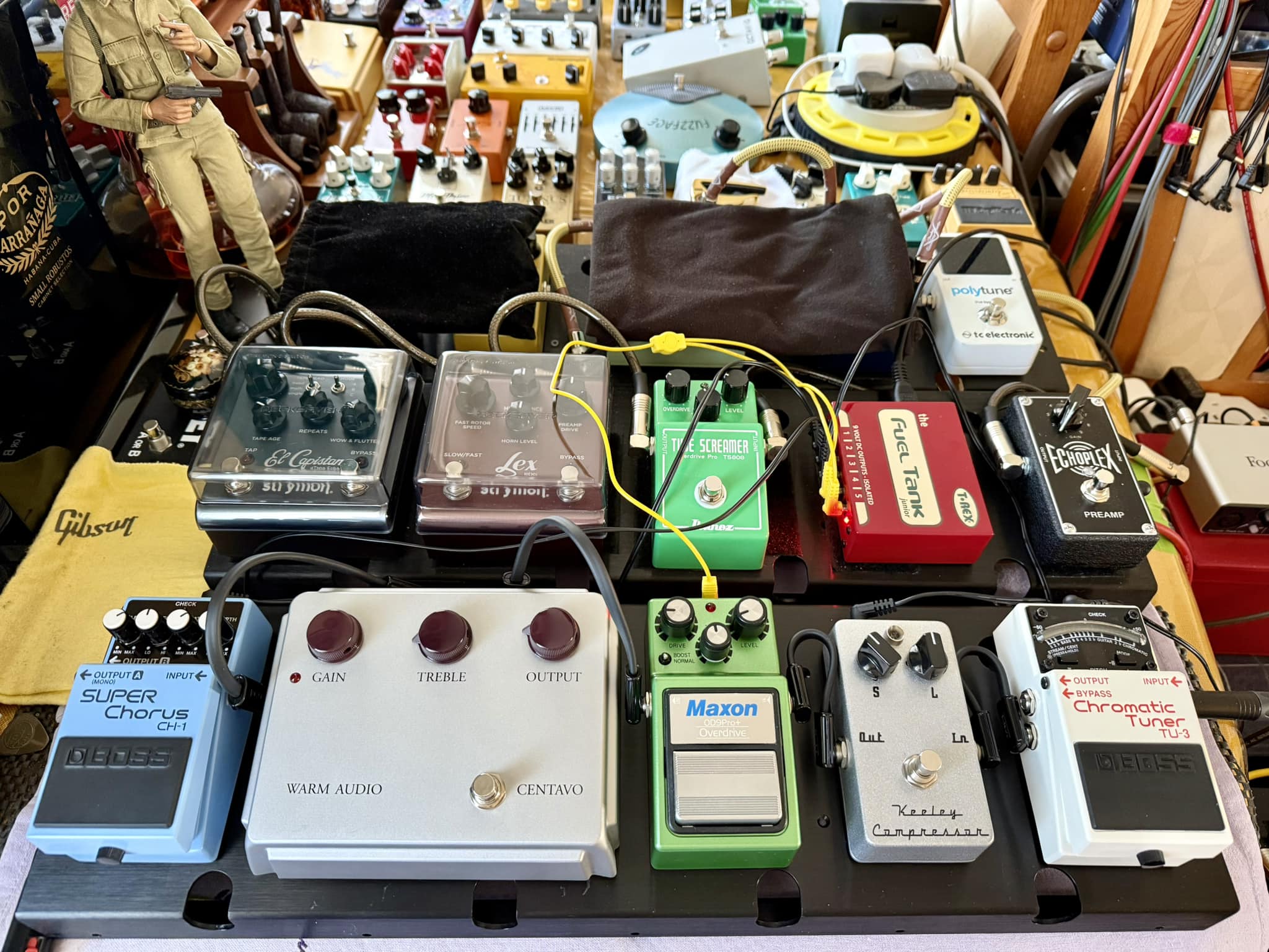 Guitar practice with Maxon OD9Pro pedal