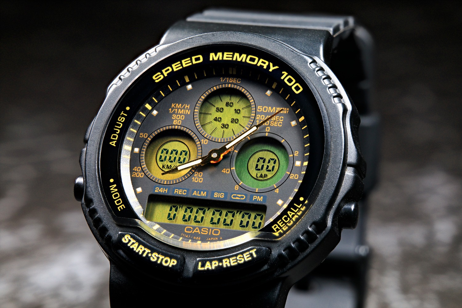 Casio Ana-Digi AW-503 Speed Memory 100 (1991)