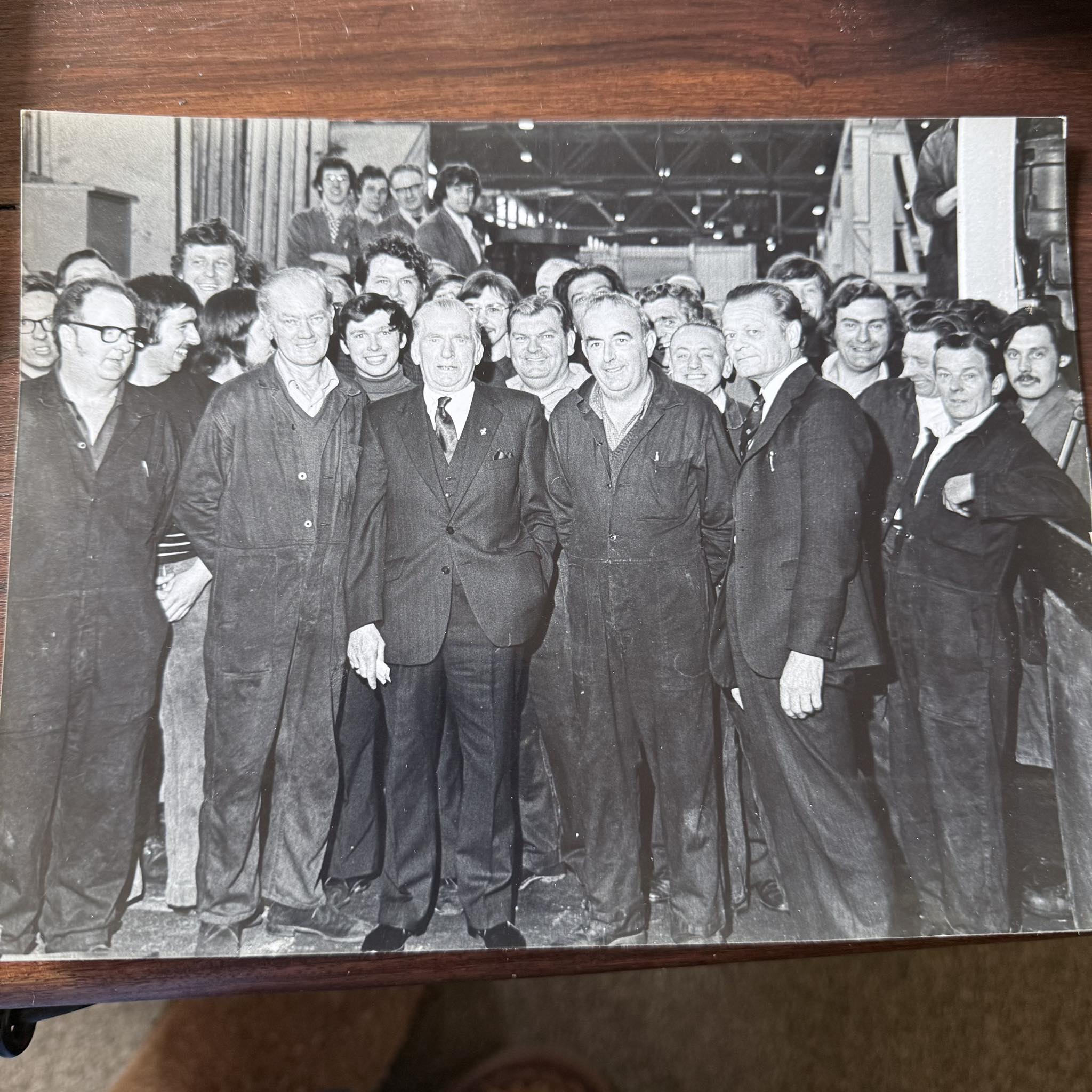GKN Stanley tool room retirement photo circa 1972