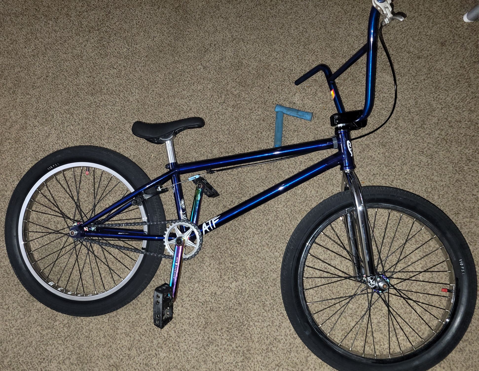 S&M ATF 22-inch BMX bike with custom parts