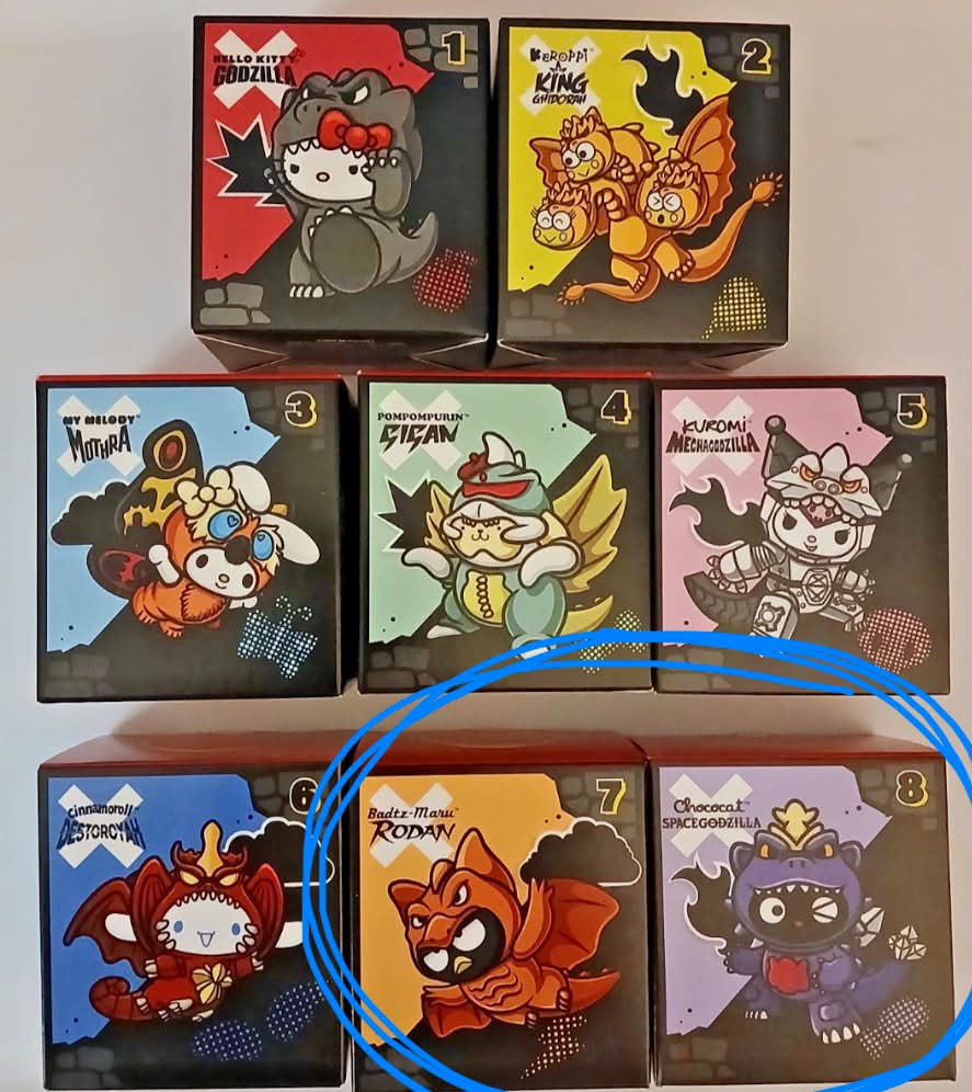 McDonald's Hello Kitty Godzilla boxes 7 and 8 for trade
