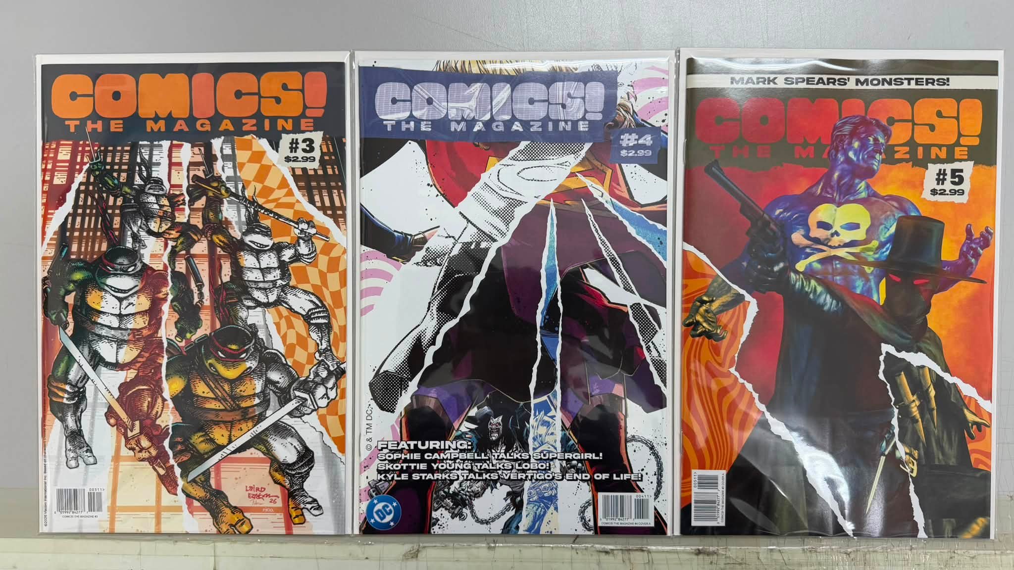 COMICS THE MAGAZINE #3-4-5 RM15 each COMICS! THEMAGAZIN THE #3 299