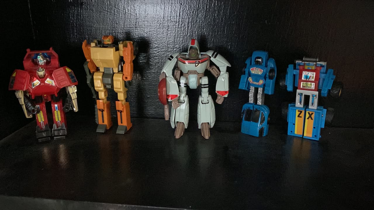 Pre-Transformers Road Busters and Whirl. Japanese Animation
