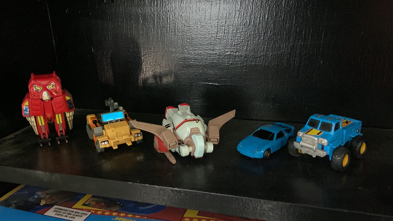 Pre-Transformers Road Busters and Whirl. Japanese Animation