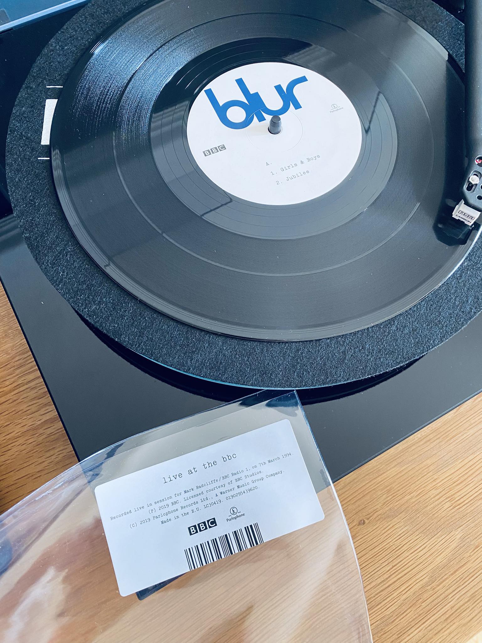 CD cover from blur's live album All The People, recorded in Hyde