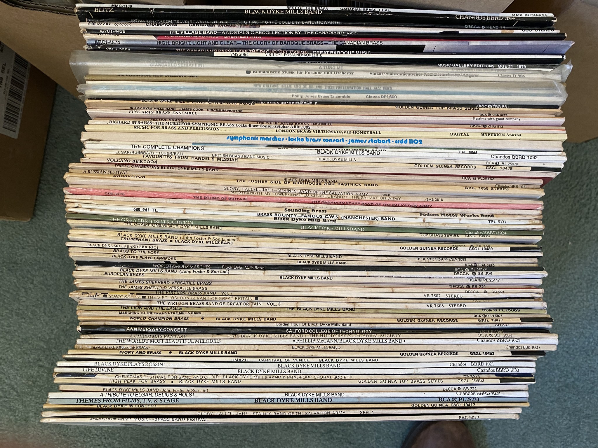 Eclectic LP collection for sale or reuse