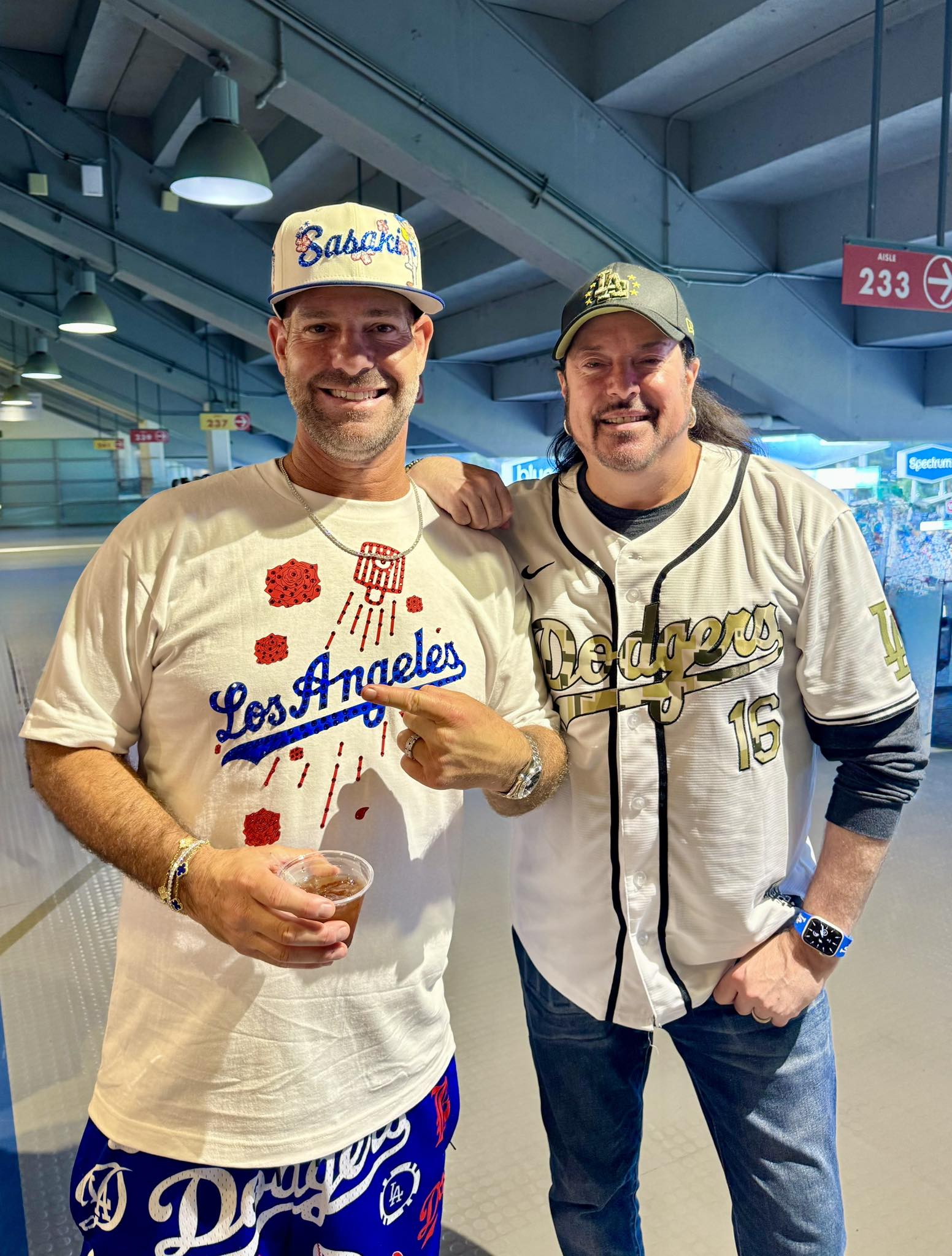 Dodger stadium visit with Vin Scully