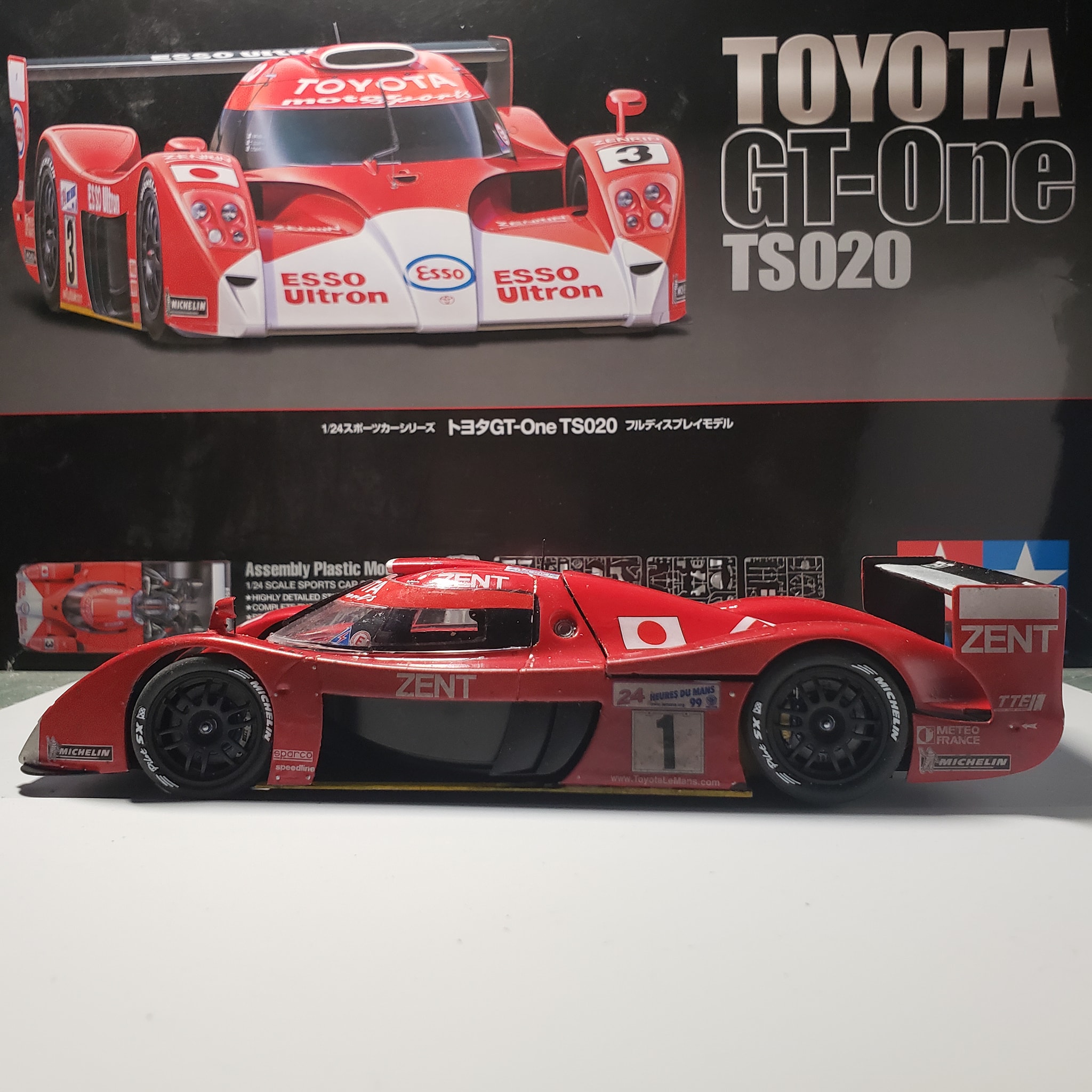 Tamiya Toyota GT One TS020 1:24 model kit review