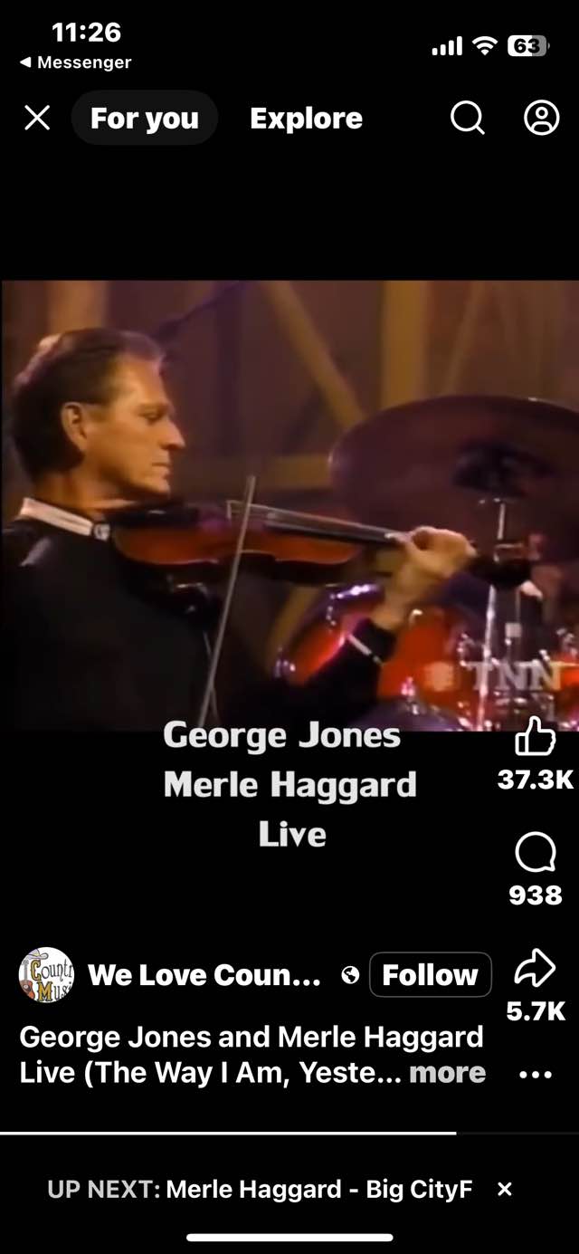 Ray - Here’s master fiddler Jim Buchanan with his 5-string fiddle that ...