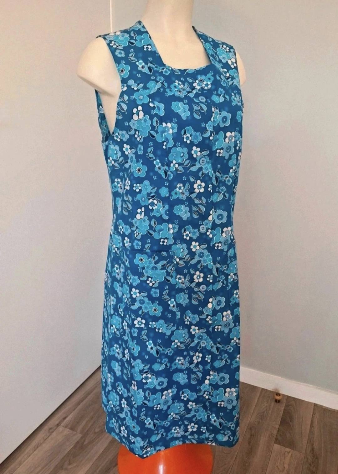 Robe Dos Nu Noir Et Rouge - Taille S - Excellent état - Soirée Cocktail - Imprimé