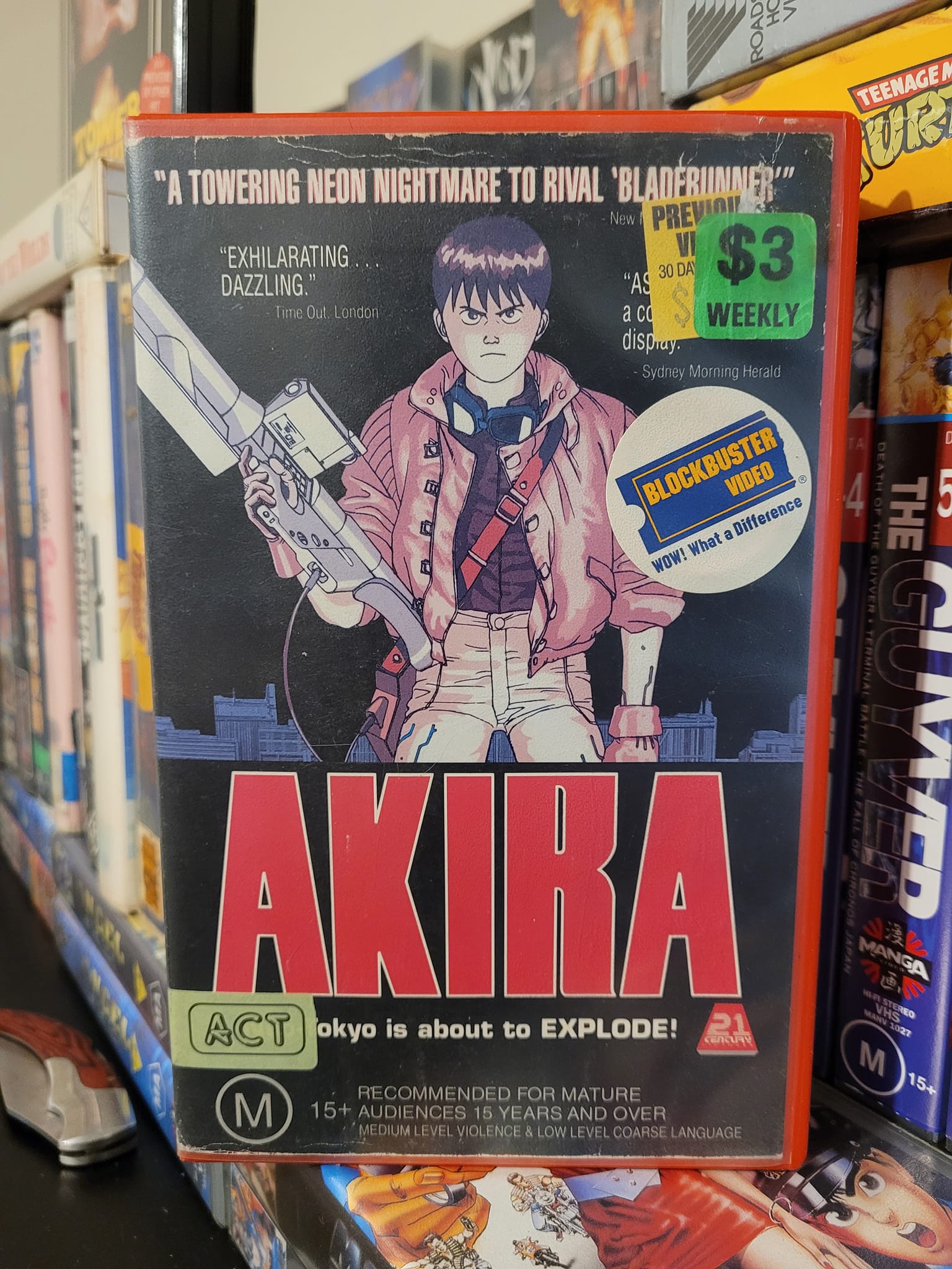 Recent VHS anime finds including big box Akira