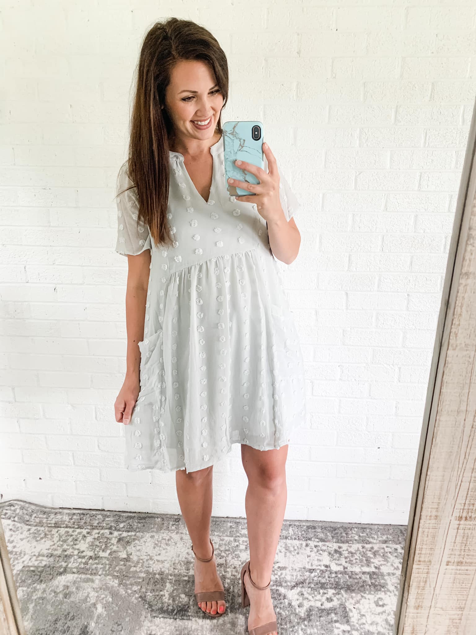 nine britton renie knit dress New Gray Stitch Fix Sz SM package-length_8.0