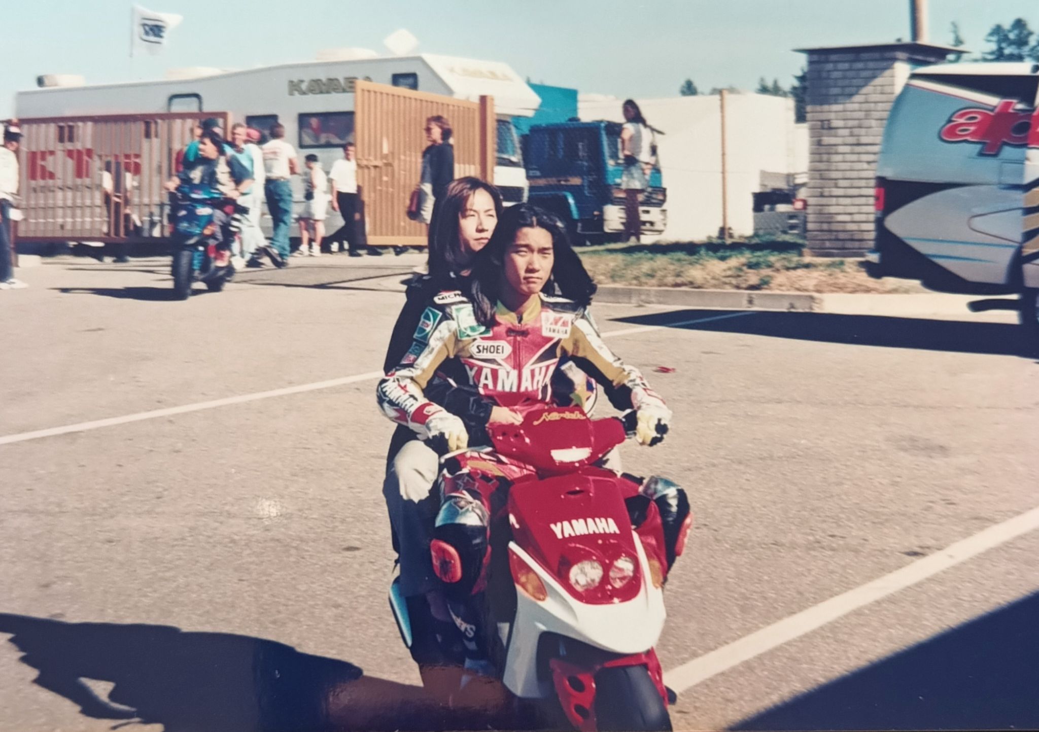 ThrowbackThursday Czech GP 1997 KADE 9 H SHOEI YAMAH YANAHA YAMAHA