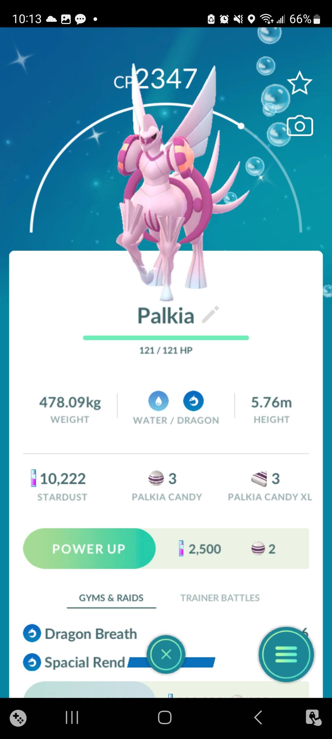Pokemon GO: Invito Raid Origin Palkia (5 Inviti) - Possibile Shiny
