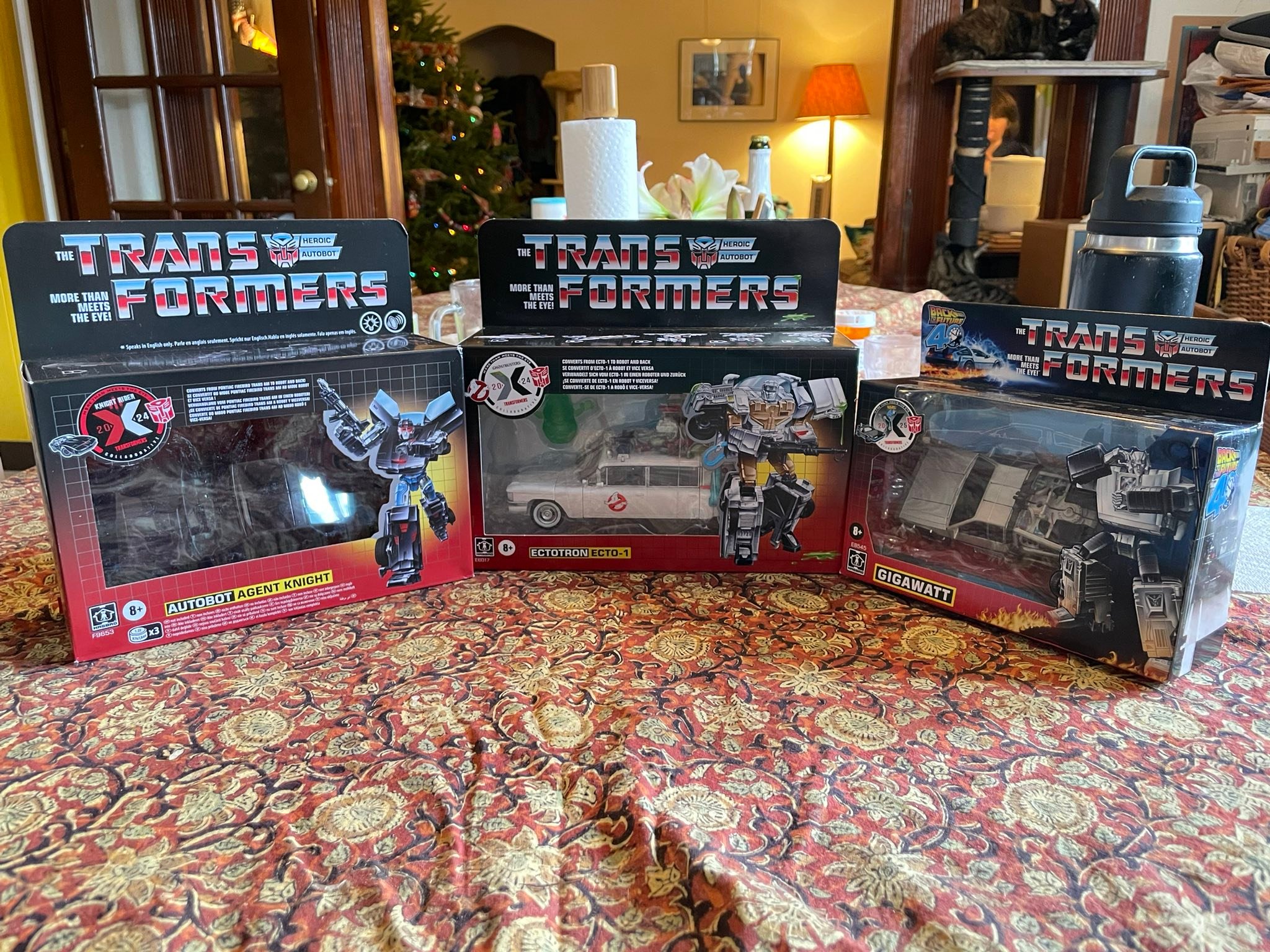 Opened the trifecta of 80s crossovers I got for Christmas today