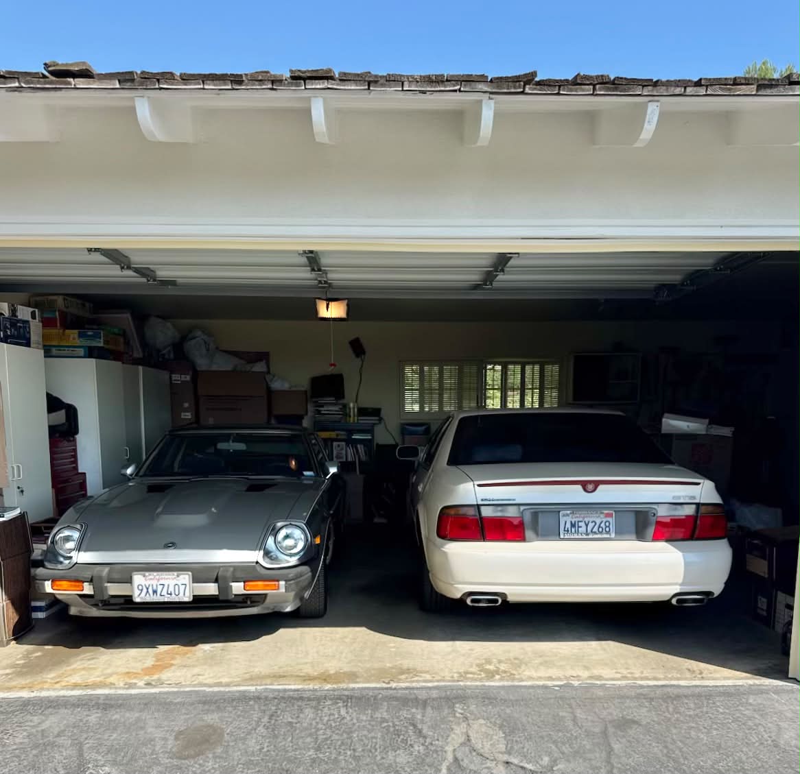 William Wickwire's garage organization with 1980 Datsun 280ZX and