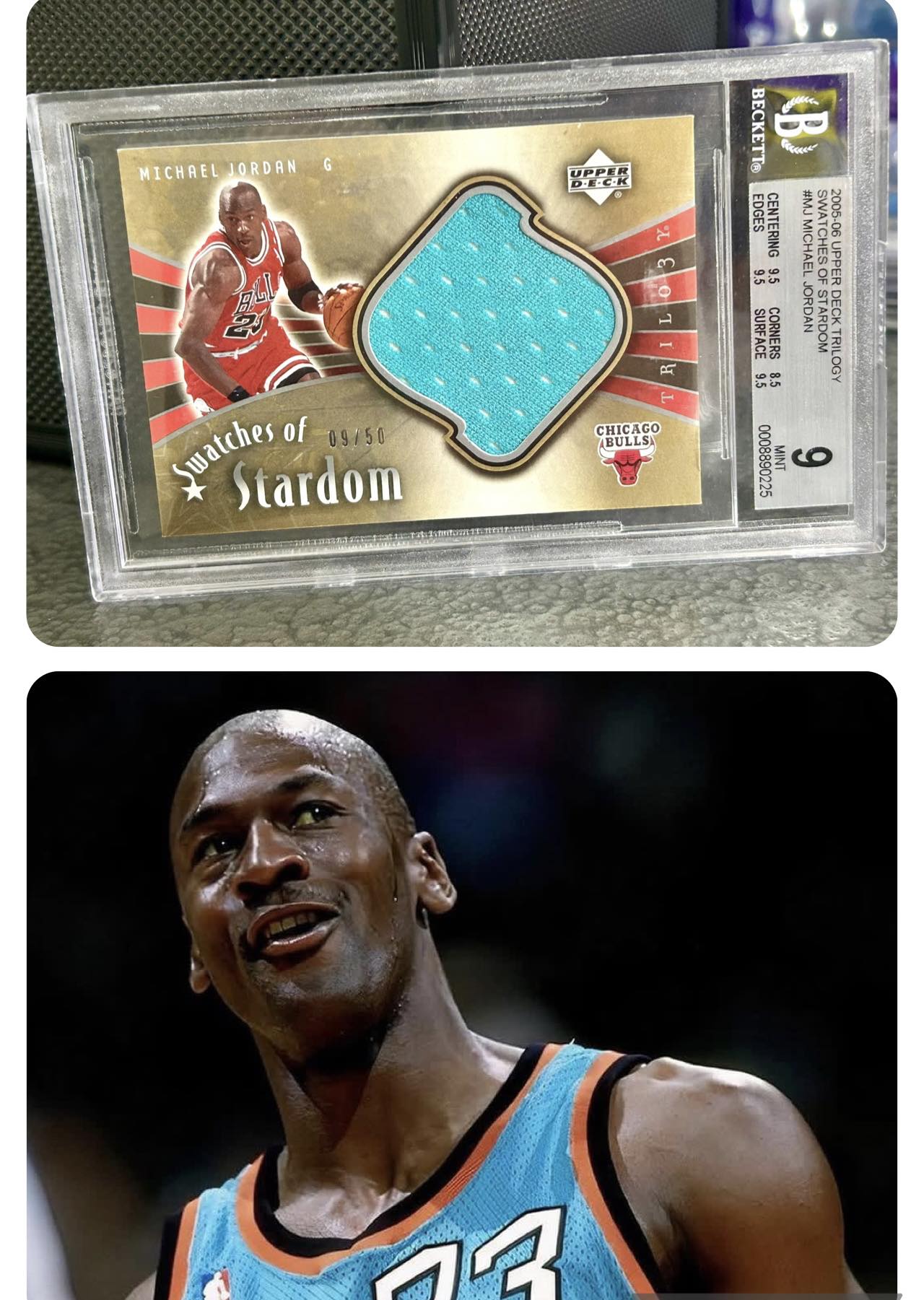 Michael Jordan upper Decker cards ￼￼