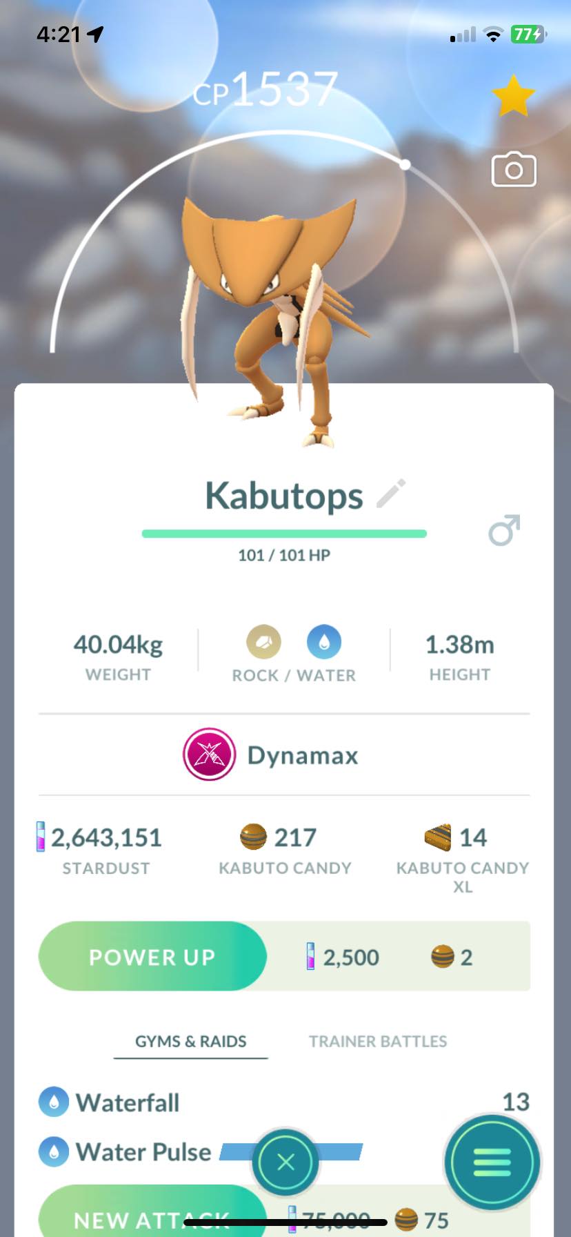 Pokémon Go Shiny Gigantamax Grimmsnarl Special Back ground TRADE 20k